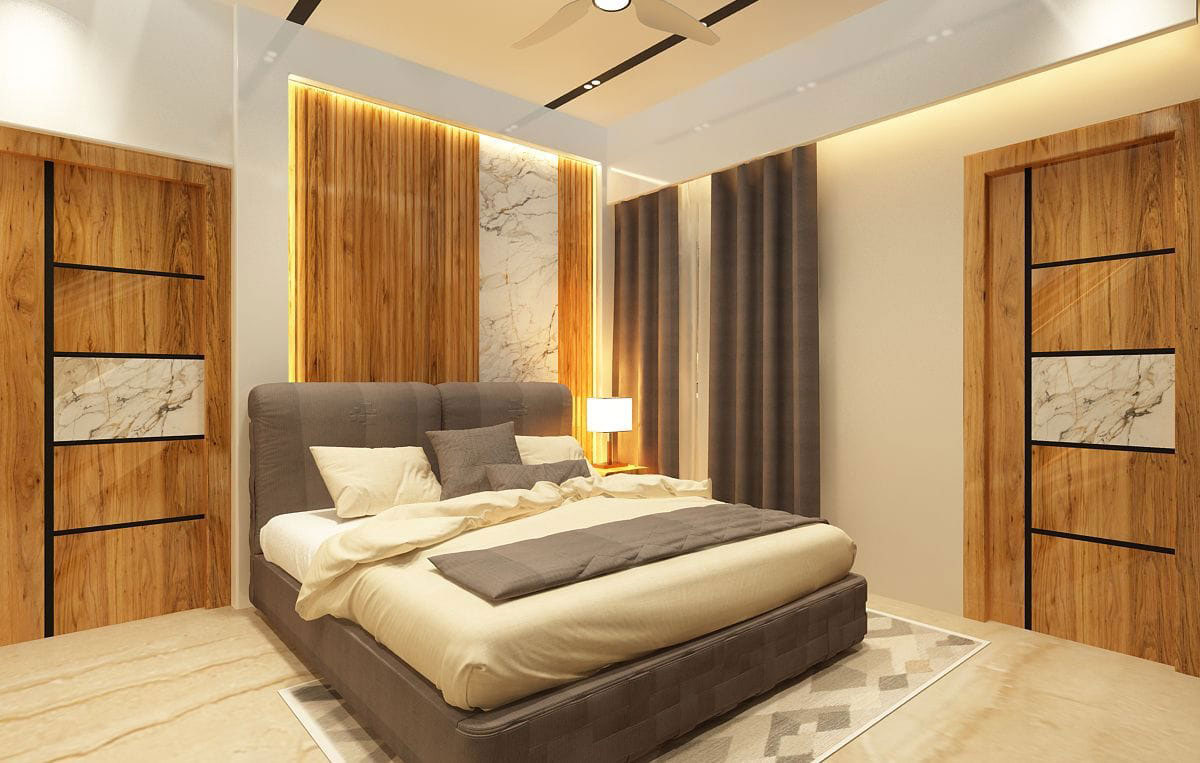 Interior design space after renovation