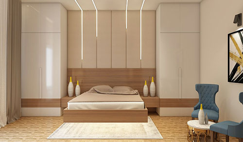 Residential living room interior by PAKSA IDEAAS